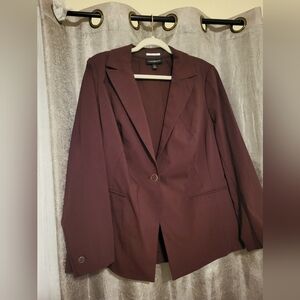 Lane Bryant "The Lane Bryant Blazer", maroon, size 18